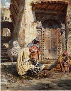 unknow artist Arab or Arabic people and life. Orientalism oil paintings 444 painting